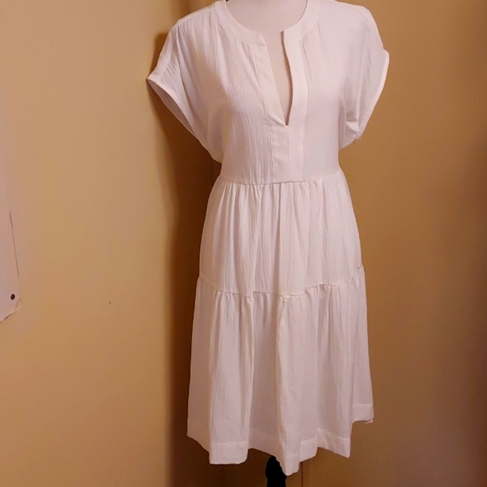 Calvin Klein Gauze Shift Dress